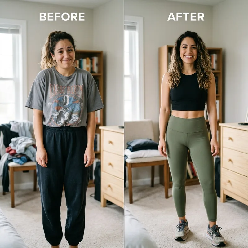 Transformación de Sofía L. — antes y después